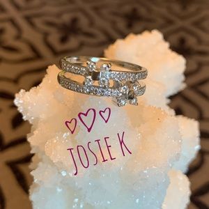 *Certified* 0.38ct 18K White Gold Diamond Ring